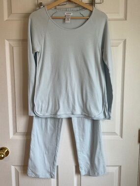 Red Land Cotton blue pajama set S New American grown and made